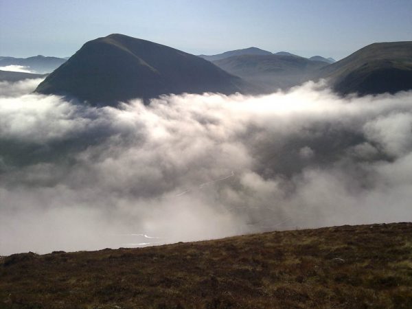above the clouds on a highland estate